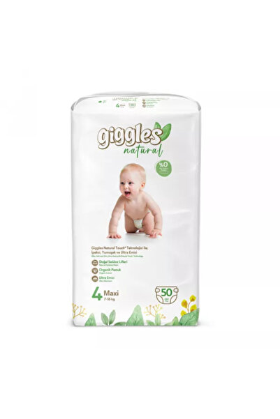 giggles Scutece copii cu benzi laterale de prindere, Maxi, 7-18 kg, 50 bucăți...