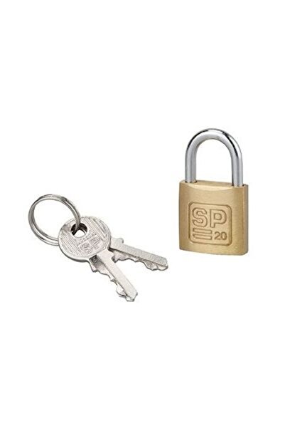 Serrurerie de Picardie Lacăt pentru bagaje, cu cheie, 20 mm, anse din oțel, 2...