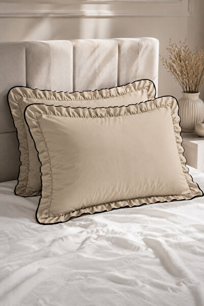 XVA 2-Piece Ruffled Pillowcase Set |   100% Cotton |   50 X 70 cm