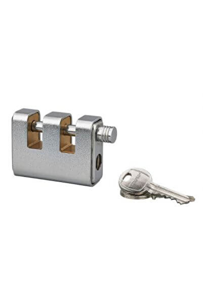 THIRARD Armored Land Closed Key Lock, steel, outdoor, double steel arch, 80 m...