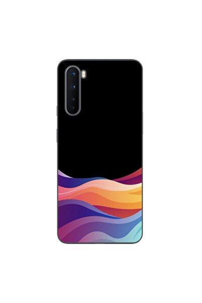 OEM Husa compatibila cu OnePlus Nord Silicon Gel Tpu Model Neon Waves