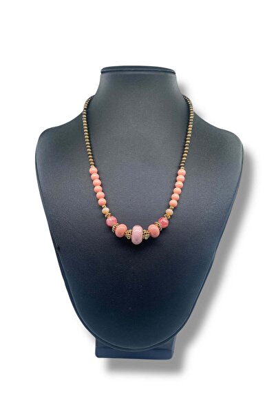 Bozhi Necklace Glass Beads Business Woman Style