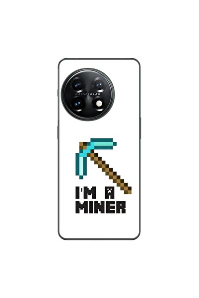 OEM Husa compatibila cu OnePlus 12R Silicon Gel Tpu Model Minecraft Miner