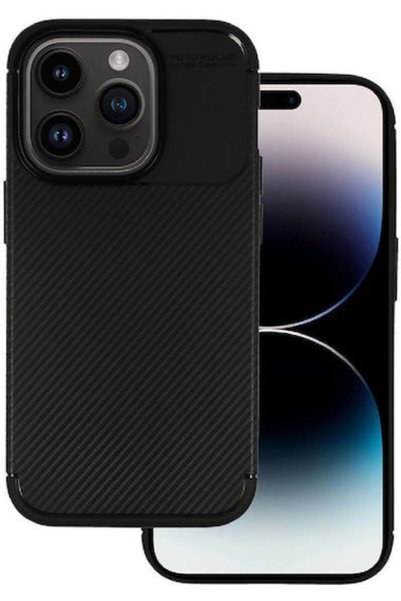 Other Vennus Carbon Elite Πίσω Θήκη Σιλικόνης Μαύρο (iPhone 14 Pro) Κωδικός: ...