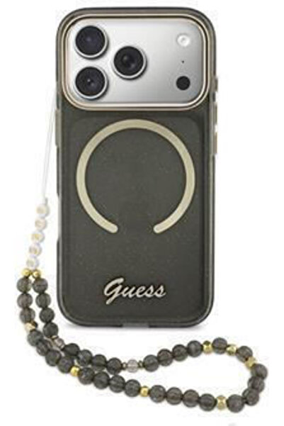 Guess Iml Πίσω Κάλυμμα Πλαστικό / Σιλικόνης Μαύρο (iPhone 17 Pro) Κωδικός: GU...