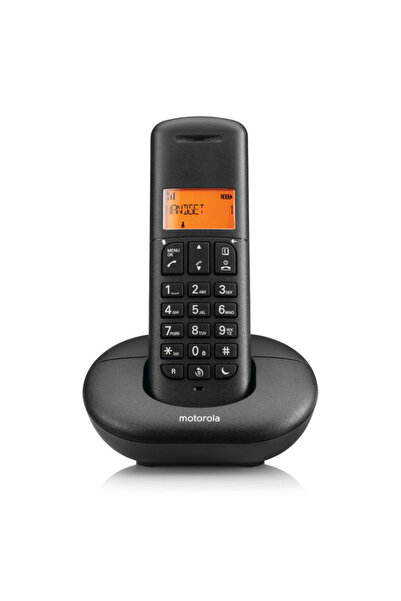 Motorola E221 Μαύρο Ασύρματο τηλέφωνο με φωτιζόμενη οθόνη, call block, Do Not...
