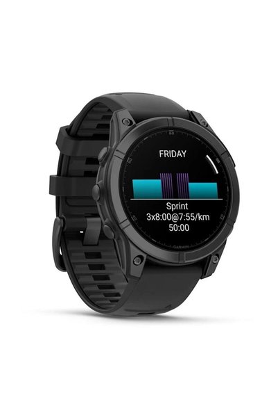 Garmin Smartwatch Fenix E, AMOLED 1.3 ", 47mm, 16GB, GPS, Bluetooth, Wi-Fi, 10 ATM, Negru