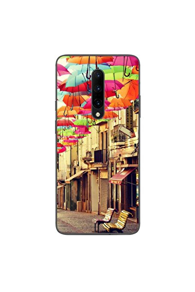 OEM Θήκη συμβατή με OnePlus 7 Pro από σιλικόνη gel TPU με σχέδιο πολύχρωμων ο...