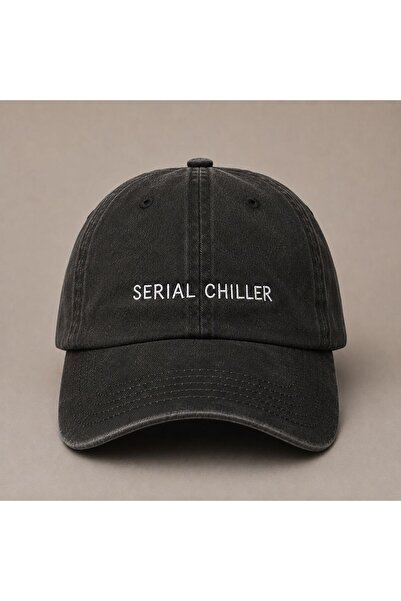 WeavedCo قبعة بيسبول مطرزة بتصميم "Serial Chiller" (المبرد) بأسلوب عتيق قابلة...