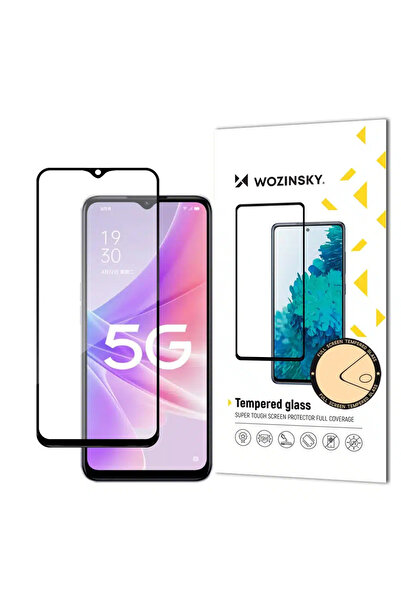WOZINSKY Super Durable Full Glue Tempered Glass Full Screen With Frame Case F...