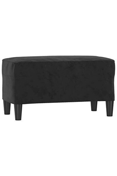 vidaxl Bancă, negru, 70x35x41 cm, catifea