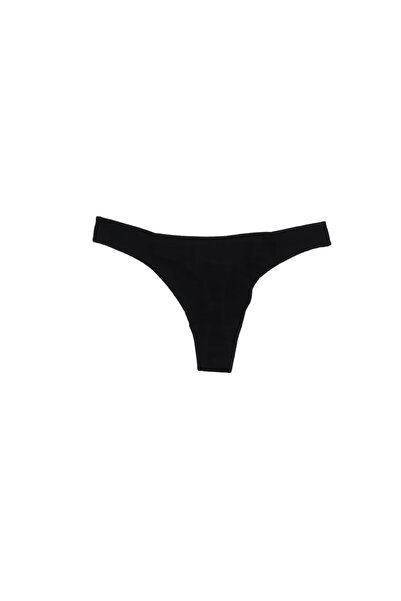 Serena Ultra-Soft Invisible Black Thong Panties