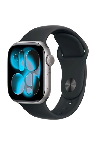 Apple Σειρά Watch 11 (2025) GPS 42mm Θήκη Αλουμινίου Γκρι Διαστημικό, Μαύρο Α...