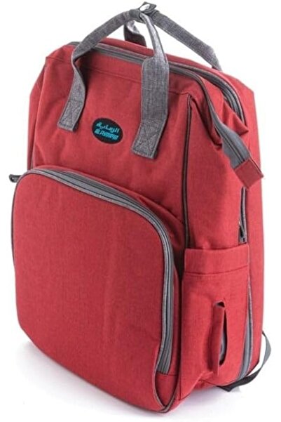 Generic Baby Care Bag from Al Rimaya, 35.5 cm x 20 cm x 45 cm, Red, Polyester
