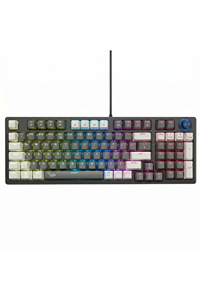 gameagle Numpadli Kablolu Rgb Mekanik Gaming Klavye Mavi Switch Örgü Kablolu ...