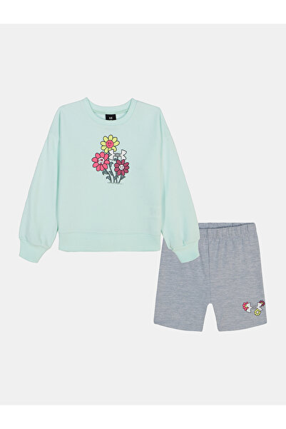 Under Armour Set de damă UA CREWNECK BIKE SHORT SET