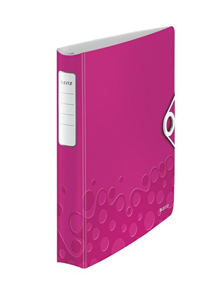 Leitz Mechanical Notebook A4 4 Rings 30mm/52mm Metallic Pink Softclick