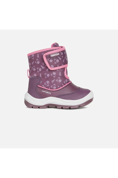 Geox Pantofi rozali de damă până la gleznă Flanfil ABX