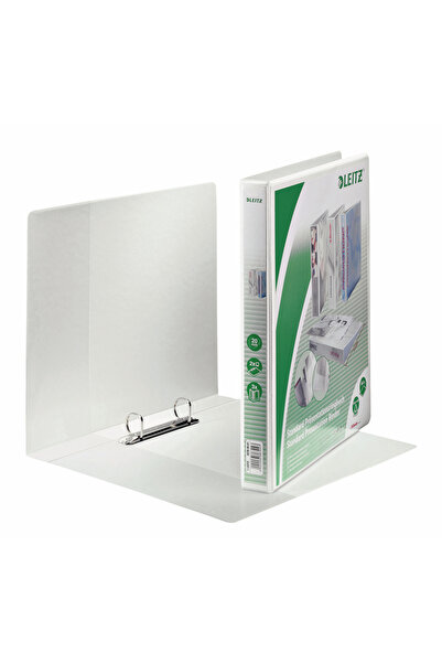Leitz Caiet mecanic A4 2 inele 20mm/38mm Alb Maxi Panorama Reciclat