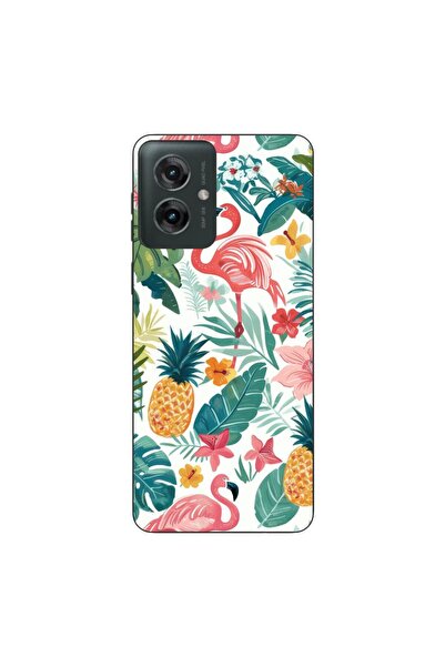 OEM Husa compatibila cu Motorola Moto G55 Silicon Gel Tpu Model Tropical Pattern