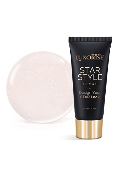 LUXORISE Polygel STAR STYLE - Colecția STAR NUDE, Nud Delicat, 15ml