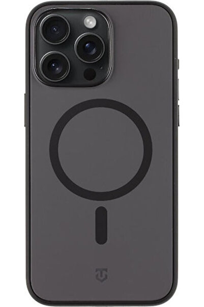 Tactical Magforce Πίσω Κάλυμμα Σιλικόνης / Υφάσματος Μαύρο (iPhone 15 Pro Max...