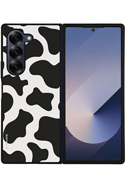 Other Σειρά Sonique Animal Print Samsung Galaxy Z Fold 6 Αγελάδα 01 Θήκη Κινη...