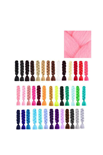 Lucy Style 2000 Extensii Colorate pentru Impletituri Roz Lucy Style 2000, 1 buc