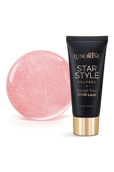 LUXORISE Polygel STAR STYLE - STAR SIGNATURE Collection, VIP Glow, 15ml