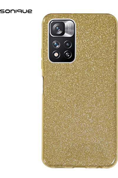 Other Sonique Γυαλιστερή Πίσω Θήκη Σιλικόνης Χρυσή (Redmi Note 11 Pro+ 5G)