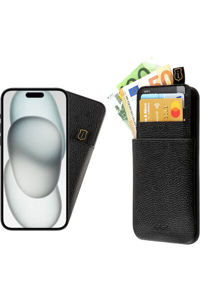 Other Idol 1991 Αντι-RFID Πορτοφόλι Δερμάτινο Μαύρο (iPhone 15 Plus) Κωδικός:...