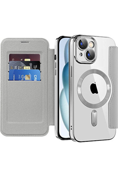 Techsuit Θήκη Σιλικόνης Γκρι (iPhone 15 Plus)