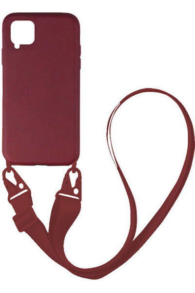 Other Sonique CarryHang Υγρή Θήκη Πλάτης Σιλικόνης 0.5mm με Λουράκι Μπορντό (...