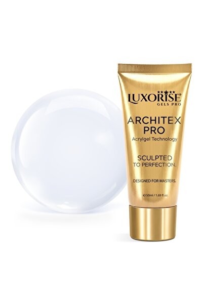 LUXORISE Polygel ARCHITEX PRO - Colecția Pure Perfection, Alb Lăptos, 50ml