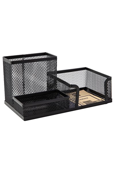 Deli DESK ORGANIZER 3 COMPARTMENTS MESH