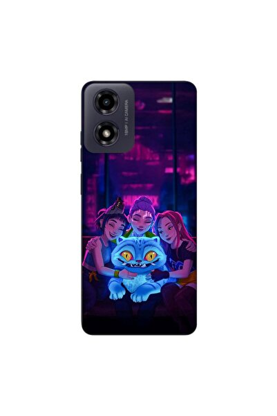 OEM Husa compatibila cu Motorola Moto G24 Silicon Gel Tpu Model KPop Demon Hu...