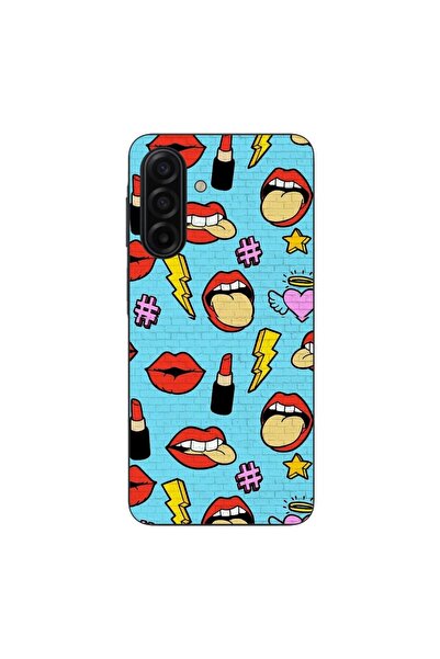 OEM Husa compatibila cu Samsung Galaxy A17 Silicon Gel Tpu Model Pop Art Lips
