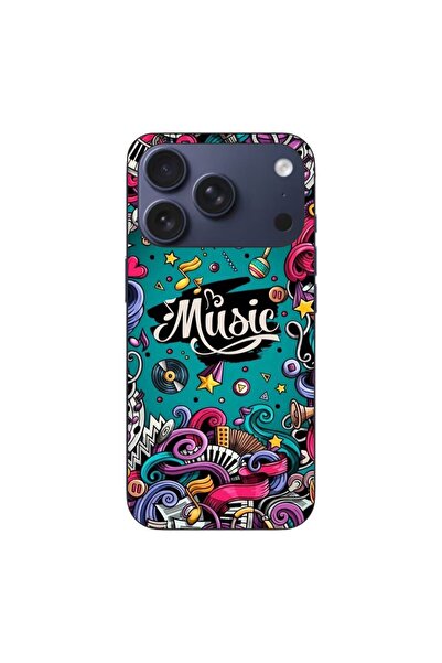 OEM Калъф, съвместим с Apple iPhone 17 Pro, силиконов гел TPU, с шарка Поп ар...