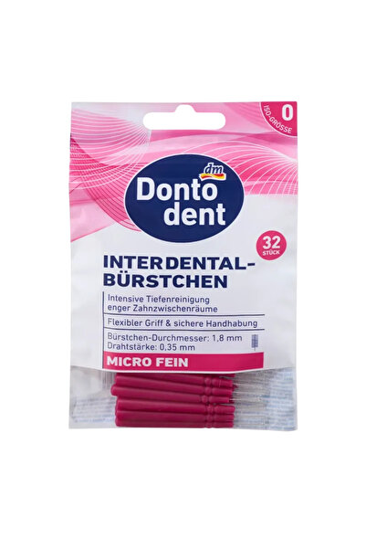 Dontodent Sada medzizubných kefiek, Dontodent, Micro Fein, Účinné čistenie me...