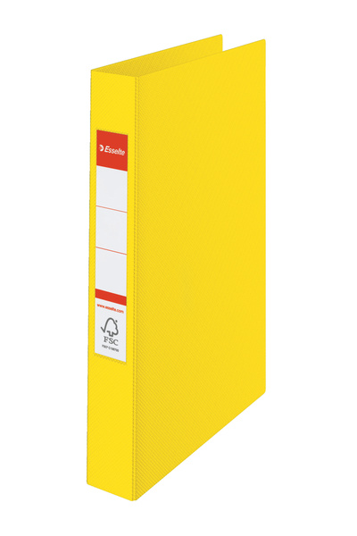 Esselte Caiet mecanic A4 4 inele 25mm/42mm Galben Standard