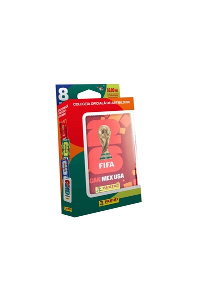 Panini Cutie metalică cu 8 pachete FIFA World Cup 2026 ™   autocolante