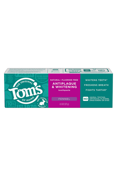 tom's of maine Pastă de dinți, Tom's of Maine, Anti-placă și pentru albire, F...