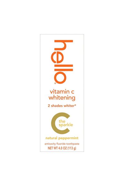 Hello Toothpaste, Hello, Vitamin C, Whitening, SLS-Free & Peroxide-Free, Twin...