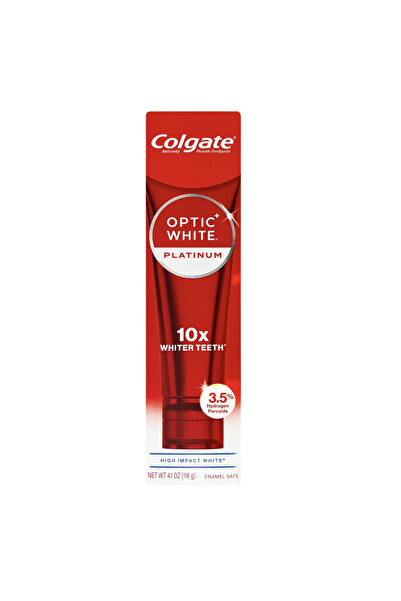 Colgate Pastă de dinți, Colgate, Optic White Platinum High Impact White, Albi...