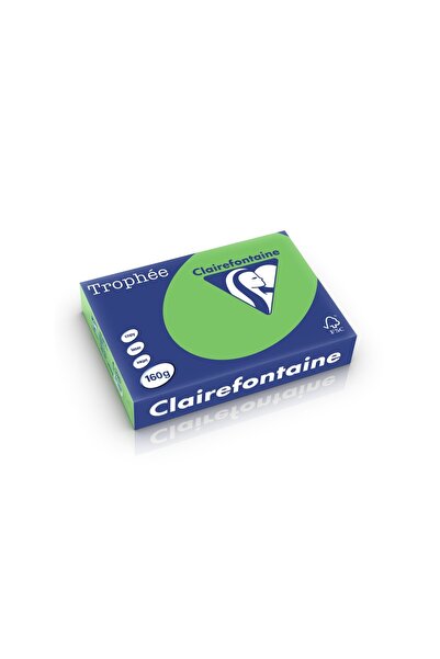 Clairefontaine Кутия А4, 160 гр/м², наситен цвят, 250 листа/кутия, наситено з...