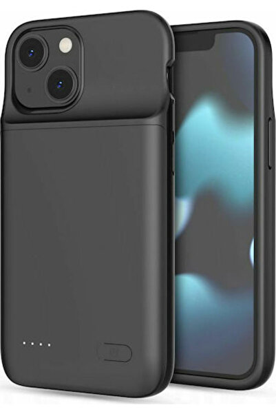 Tech-Protect Powercase Πίσω Κάλυμμα Πλαστικό Μαύρο (iPhone 13 mini)