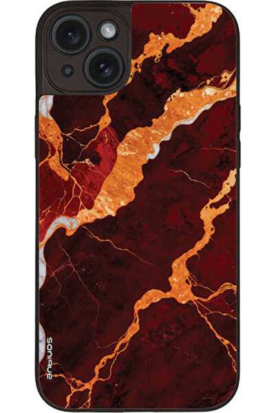Other Sonique Μαρμάρινη Θήκη για Apple iPhone 15 Plus Κόκκινο