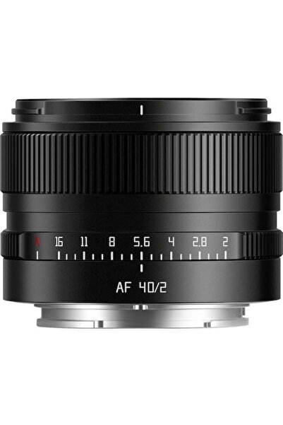 TTArtisan Crop Camera Lens AF 40mm f/2.0 Fixed for Nikon Z Mount Black