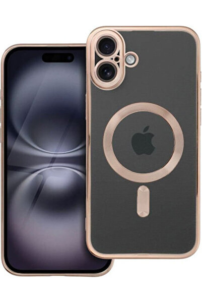 OEM Electro Mag Καφέ Θήκη Πλάτης Σιλικόνης για iPhone 16 Plus