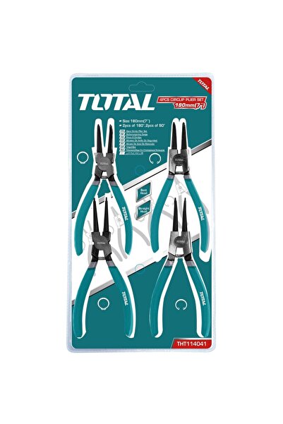 TOTAL Set 4buc - Clesti seger (2 buc de 180 °, 2pcs de 90 °; 7"/180mm)